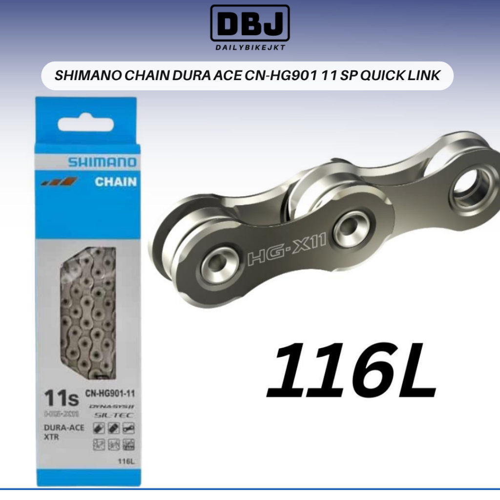 SHIMANO DURA ACE XTR CN-HG901 11 Speed Super Narrow Chain Rantai SHIMANO HG901