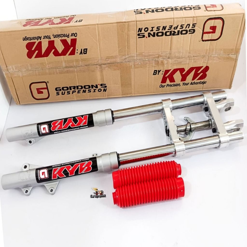 PAKET SHOCK KLX 150 UP SIDE DOWN EXPEDITION + FORK TELE KYB GORDONS