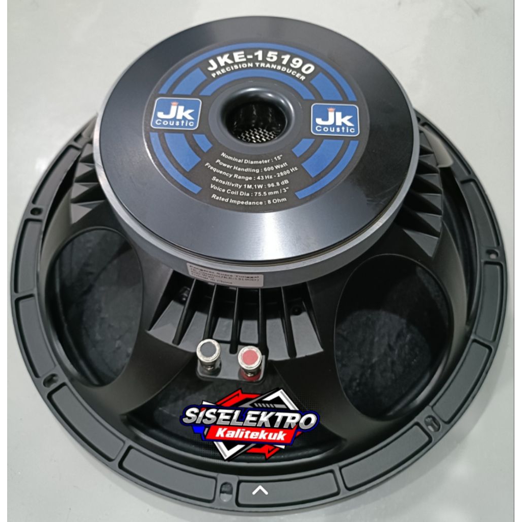 Speaker 15 inch JK Coustic jke15190 JK COUSTIC JKE 15190