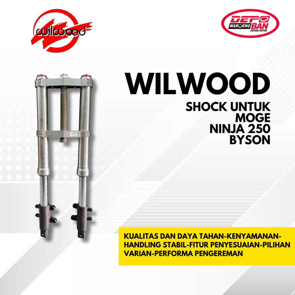 SHOCK depan UPSDN MOGE silver Wilwood ORIGINAL NEW