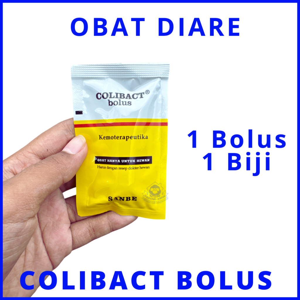 COLIBACT 1 BOLUS eceran - OBAT INDUK BARU MELAHIRKAN INFEKSI PENCERNAAN SAPI KAMBING DOMBA sanbe