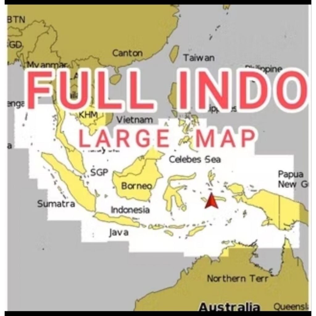 Jual PETA SABANG SAMPAI MERAUKE - Navionic