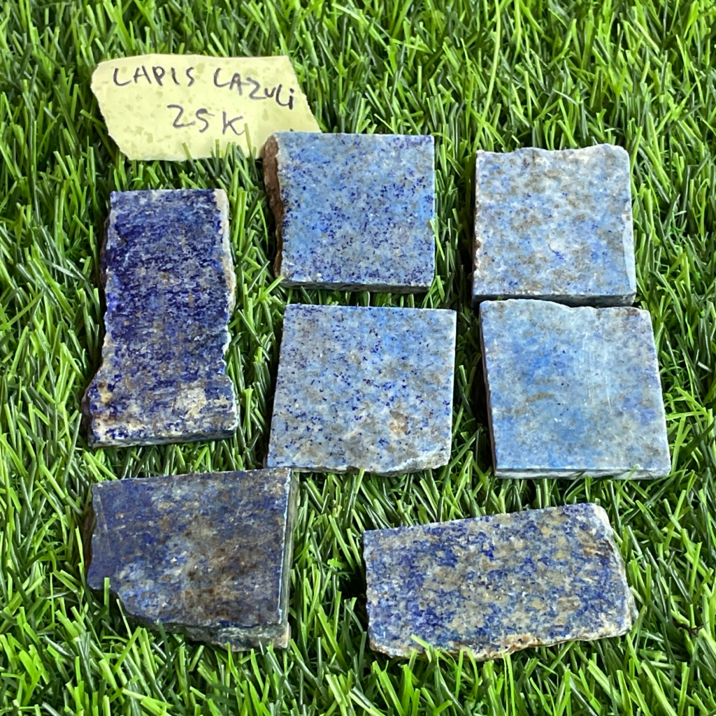 batu lapis lazuli asli natural 100% / bongkahan batu lapis lazuli / lempengan batu lapis lazuli / ba