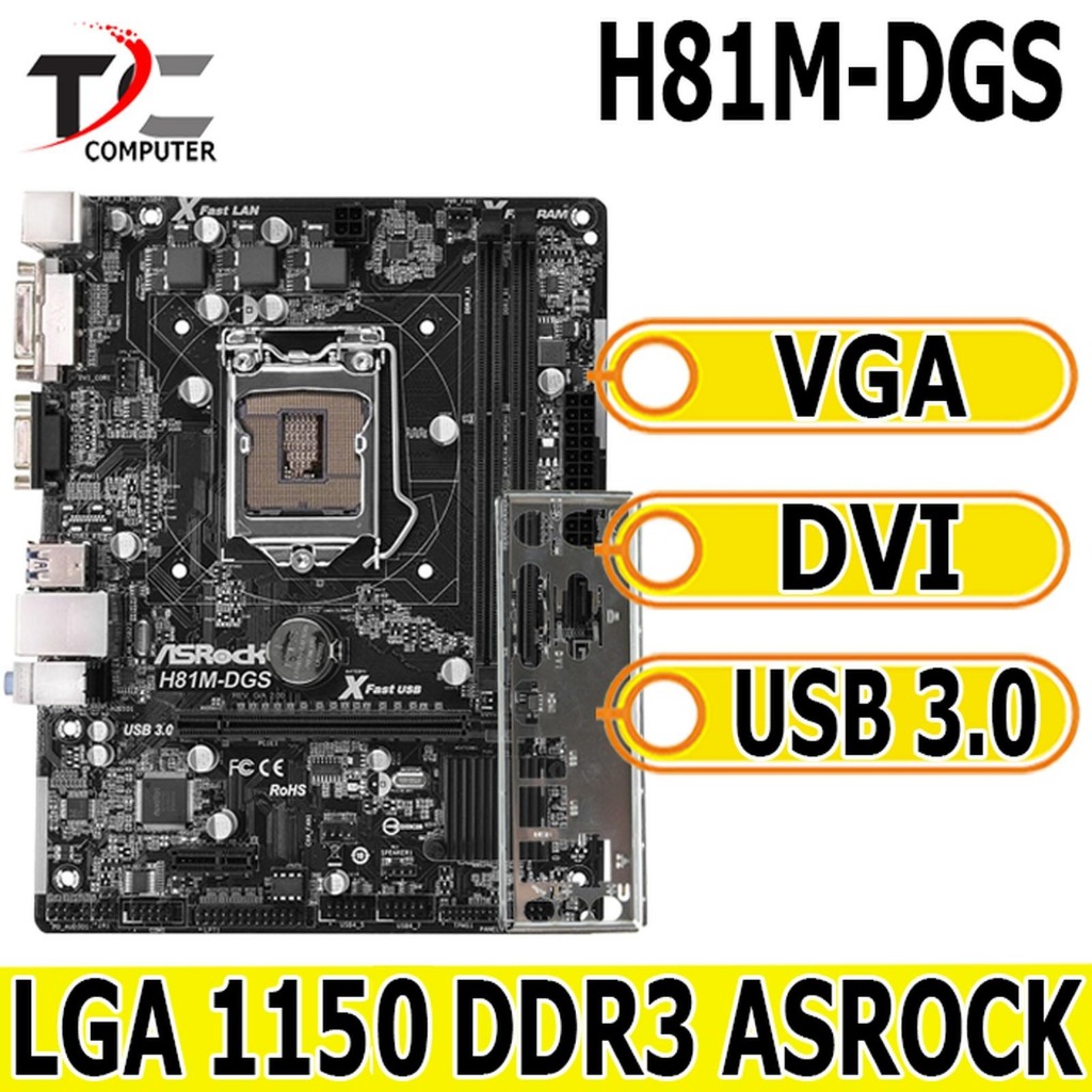 Mobo LGA 1150 H81 ASUS