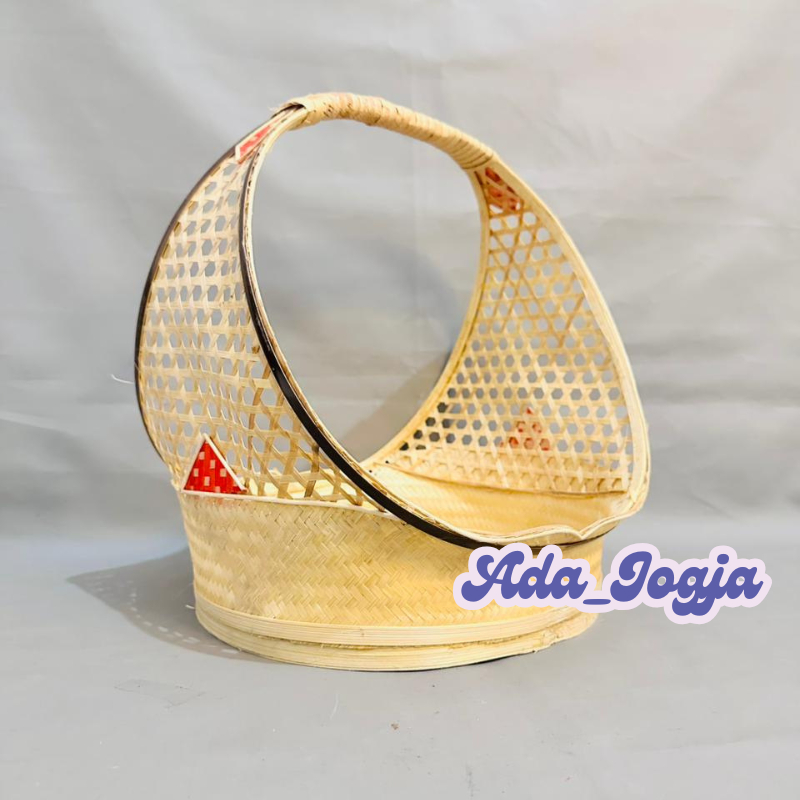 Keranjang Buah Bambu/Keranjang Parcel/Keranjang parcel bambu/Tempat parcel