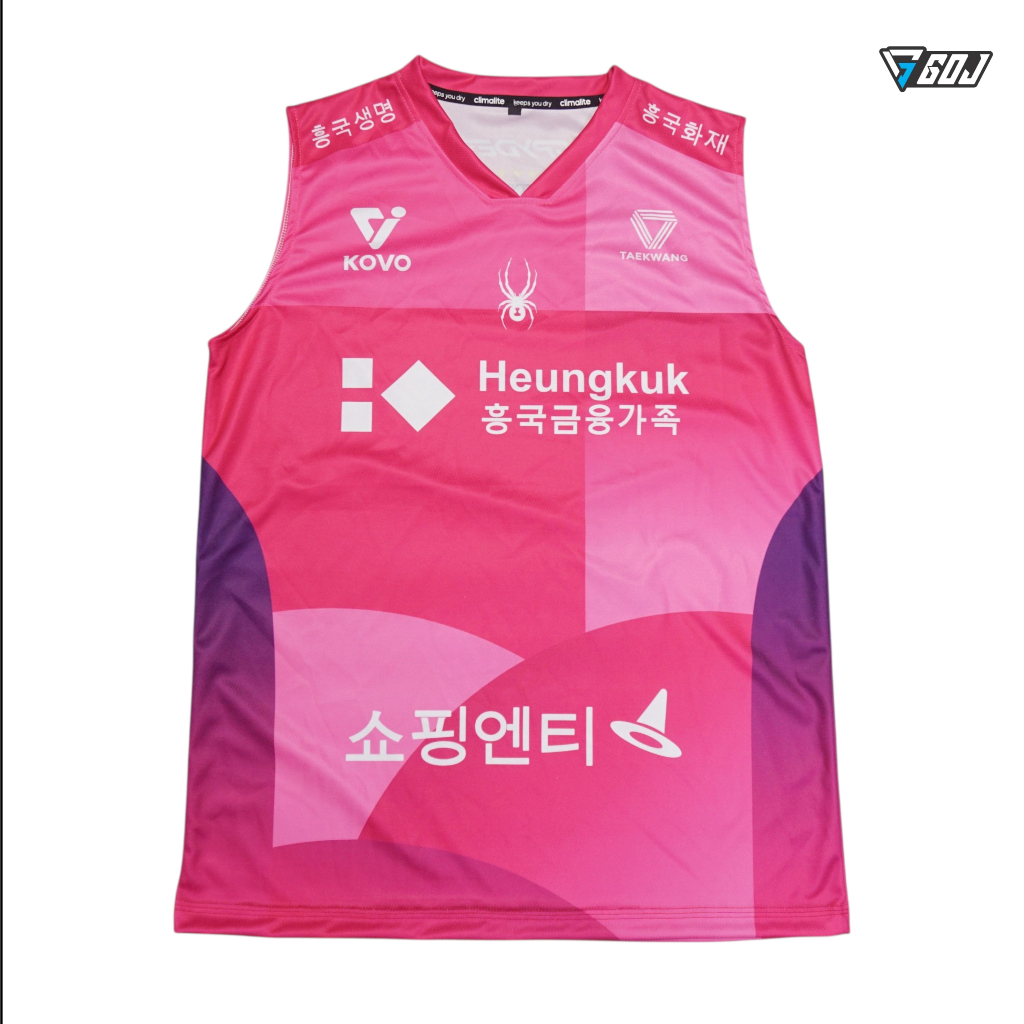 Jersey Voli PINK SPIDERS 2023 korea Premium