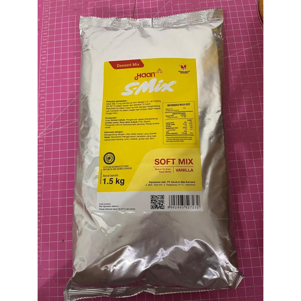 Haan Vanilla Ice Cream Soft Mix 1,5 Kg