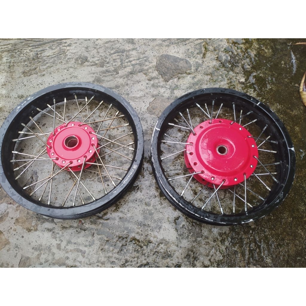 velg set beat ring 14 tromol original Honda beat copotan velg champ