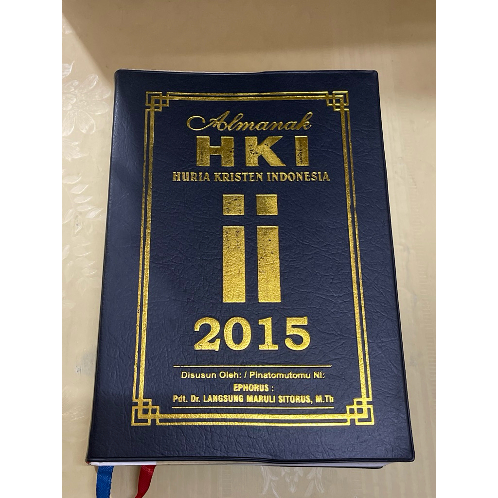 Buku Almanak HKI Huria Kristen Indonesia 2015