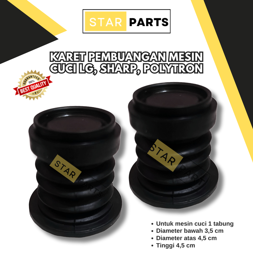 KARET SEAL PEMBUANGAN AIR MESIN CUCI  SHARP 1 TABUNG