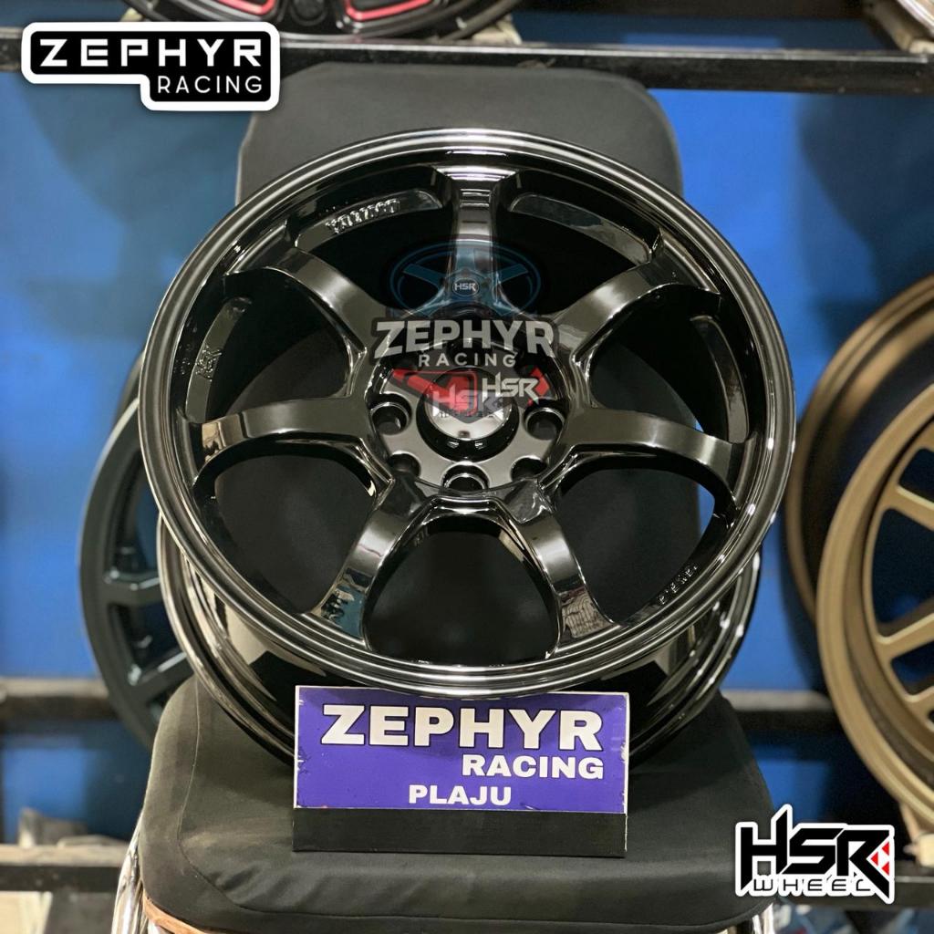 Velg HSR YALIMO ORI  R15 4x100/114.3 Untuk Brio Agya Ayla DLL VELG RING 15 MURAH