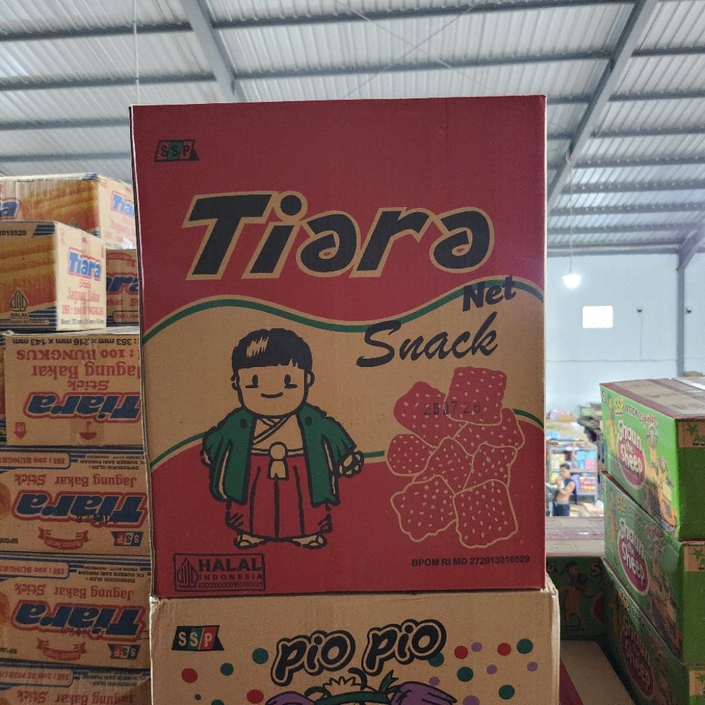 1 DOS TIARA SNACK ECERAN 500 ISI 100 PCS