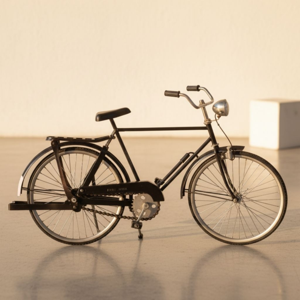 MINIATUR SEPEDA ONTEL BESAR PAJANGAN SEPEDA ONTEL BAHAN BESI HIASAN SEPEDA ONTEL BESI JADUL UNIK LUC