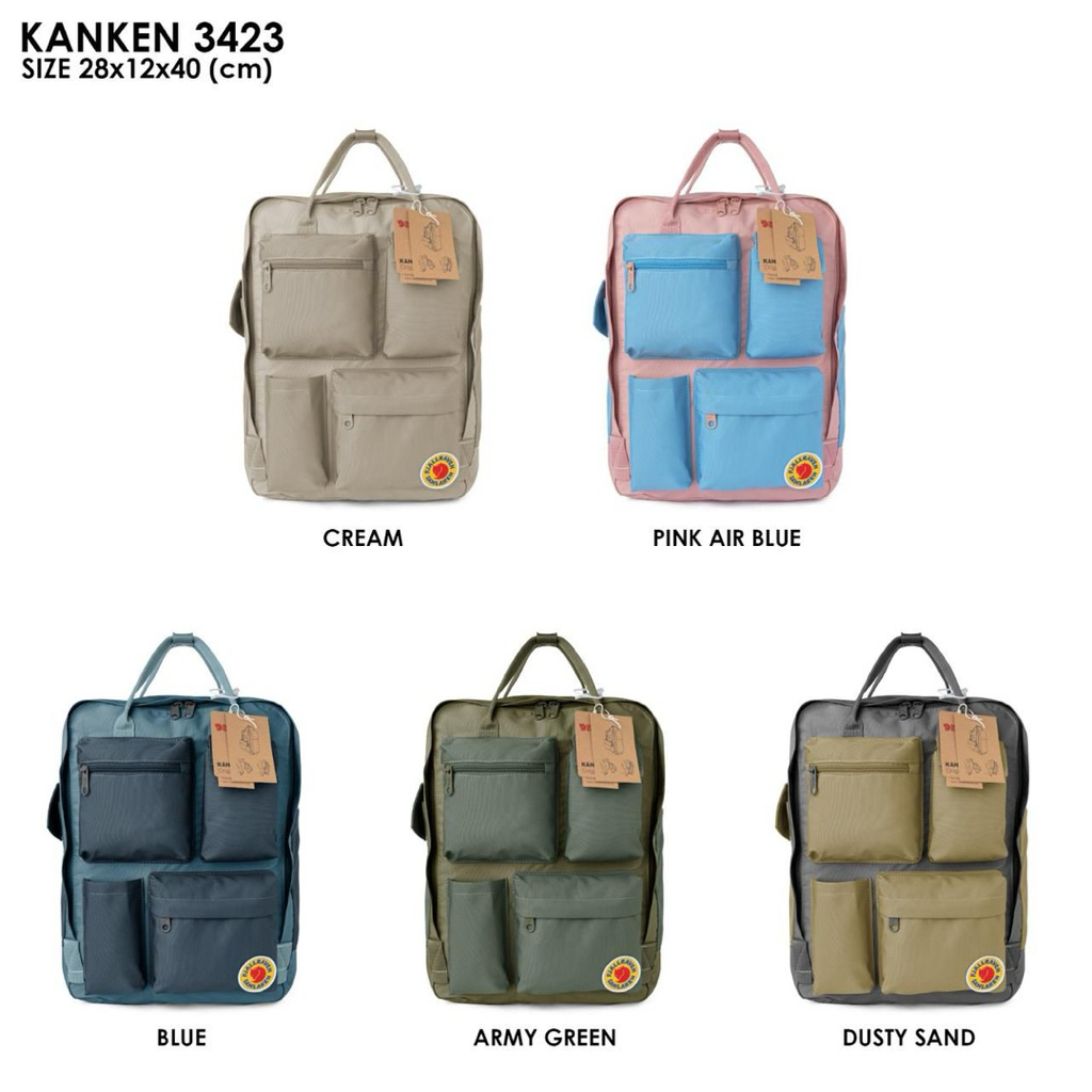TAS RANSEL KKN 3423 K4N_K3N IMPORT HIGH QUALITY / ORICHI_ID / TAS RANSEL FASHION / TAS JINJING FASHI