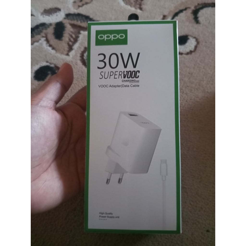 Charger Oppo 30 Watt super vooc 30 watt type c