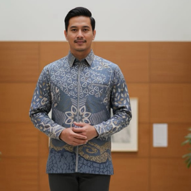 Batik pria slimpit bahan katun solo full trikot waer