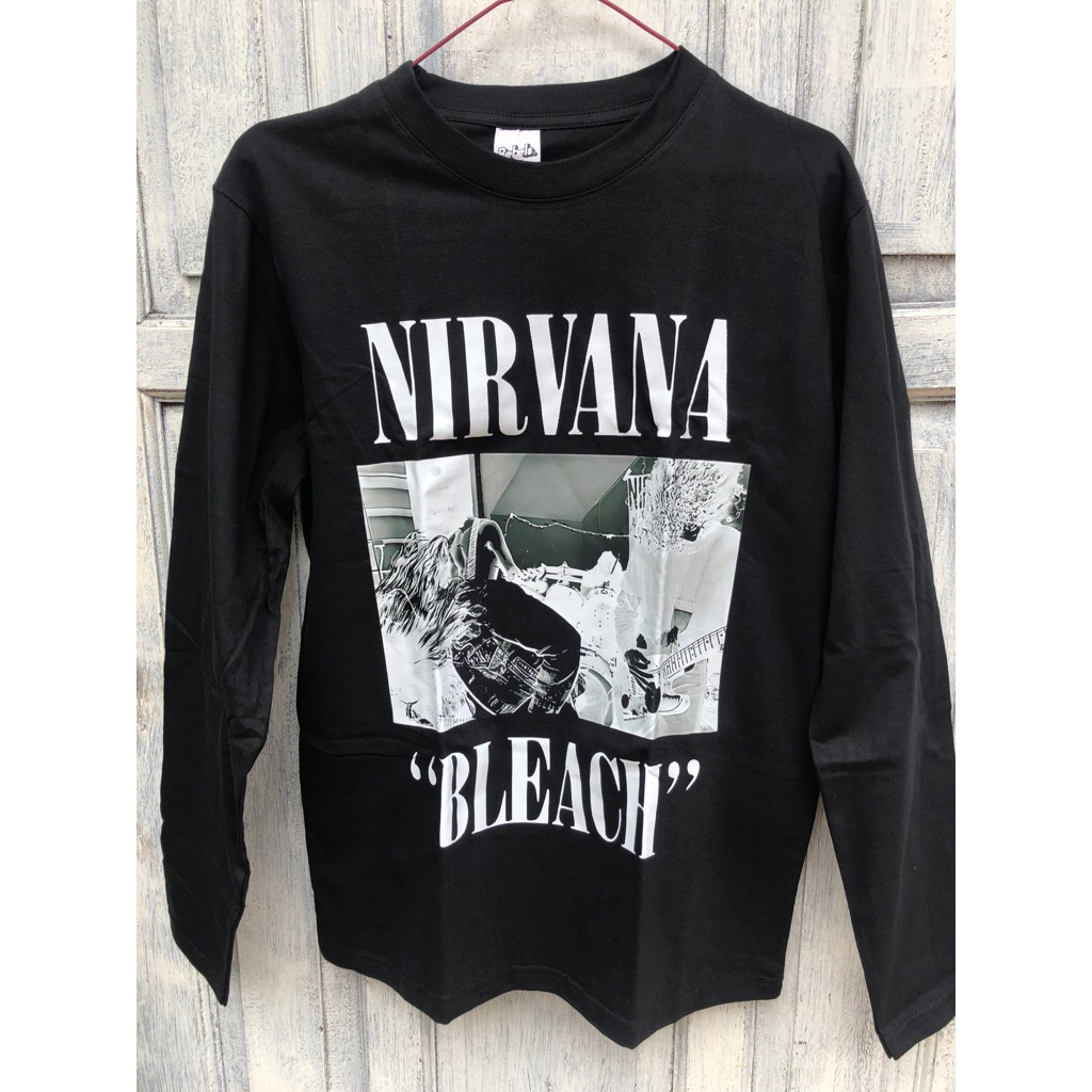 NIRVANA LENGAN PANJANG KAOS PRIA