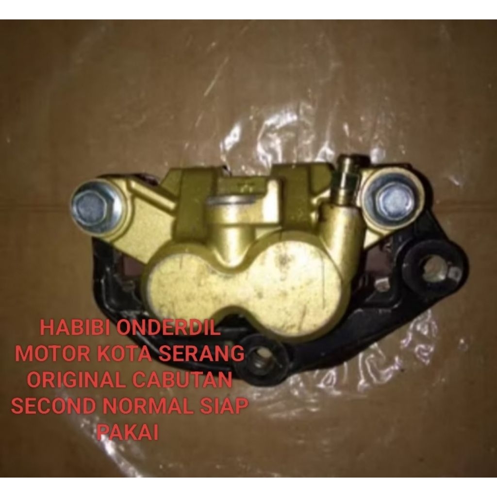 KEPALA BABI KALIPER CAKRAM BAWAH DEPAN JUPITER Z PNP VEGA R OLD 2004 ORIGINAL COPOTAN KONDISI LAYAK 