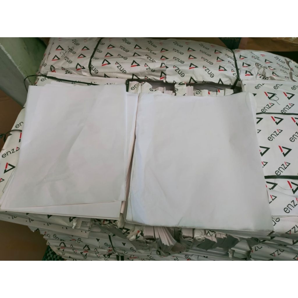 Kertas Putih Baru Bekas Potongan Enza Sinar White 30gsm