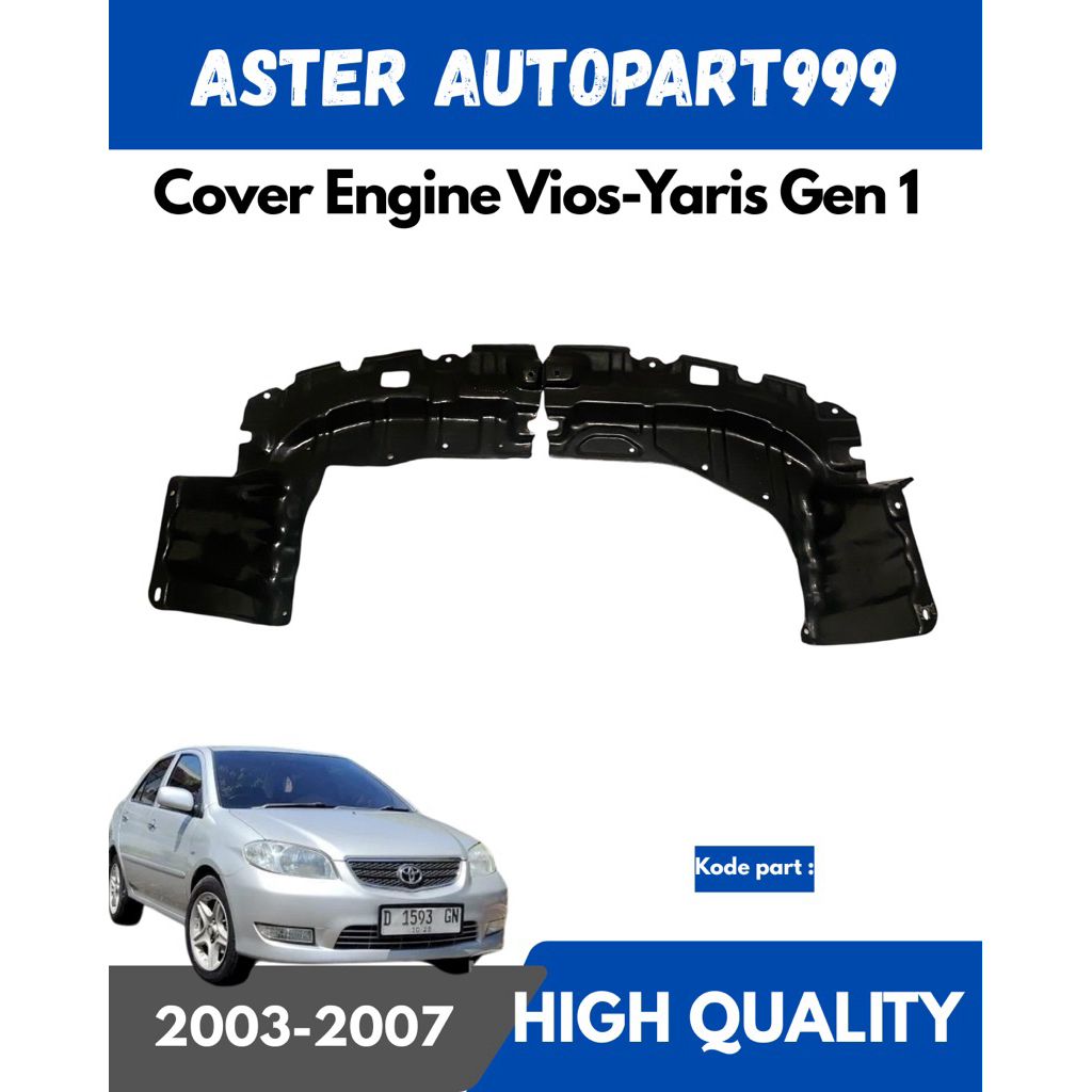 Cover Dek Mesin Bawah-Cover Engine Vios Gen 1 vios gen1