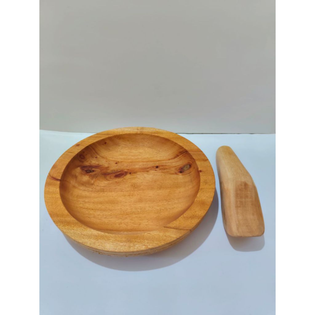 cobek kayu ulekan kayu coet kayu mutu kayu ulekan rujak ulekan sambal