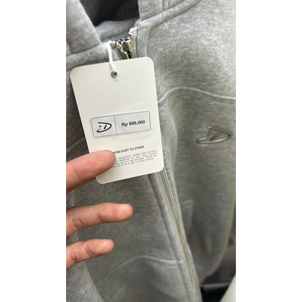 Dust La Stella Metal Zip Grey, L