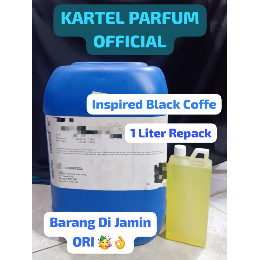 BIBIT PARFUM ORI | BLACK COFFE | 1LITER REPACK | CPL