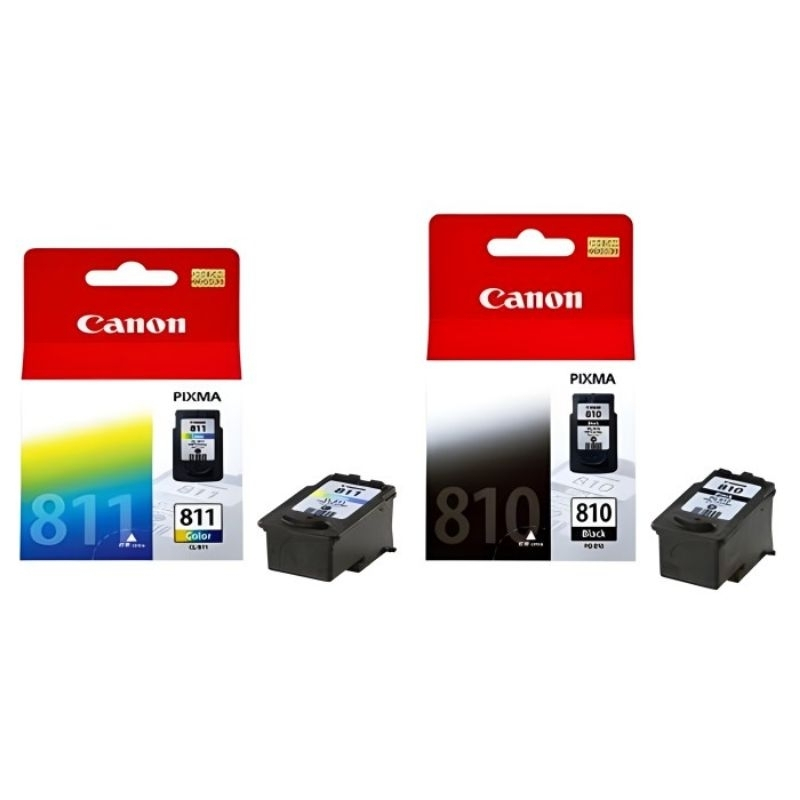 Tinta Canon Pixma 810 Black 811 Color catridge Original for IP2770 - hitam
