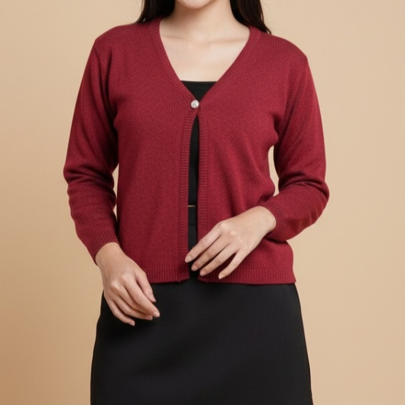 UNNA Cardigan Rajut Korean Style Outer Wanita Atasan Knit Kancing 1 Basic All Size