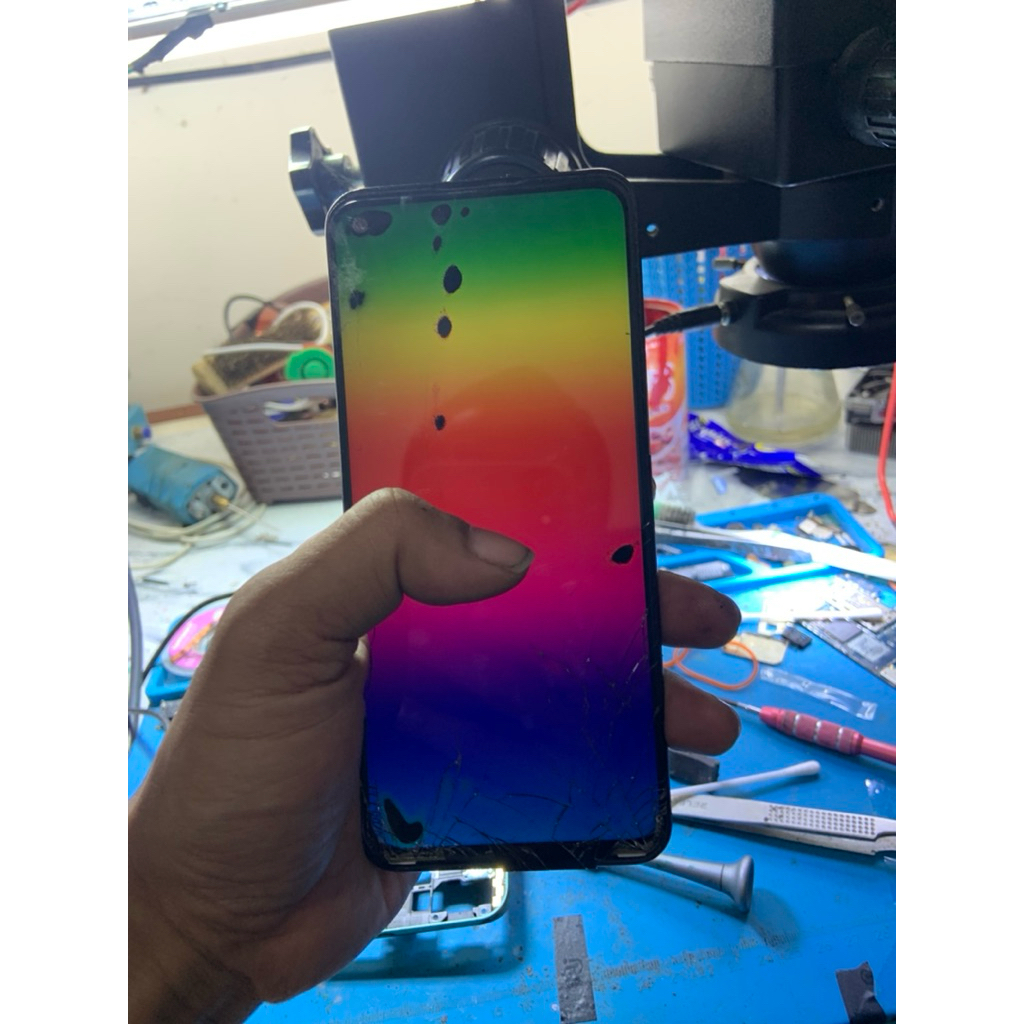 lcd realme 7i ori cabutan minus