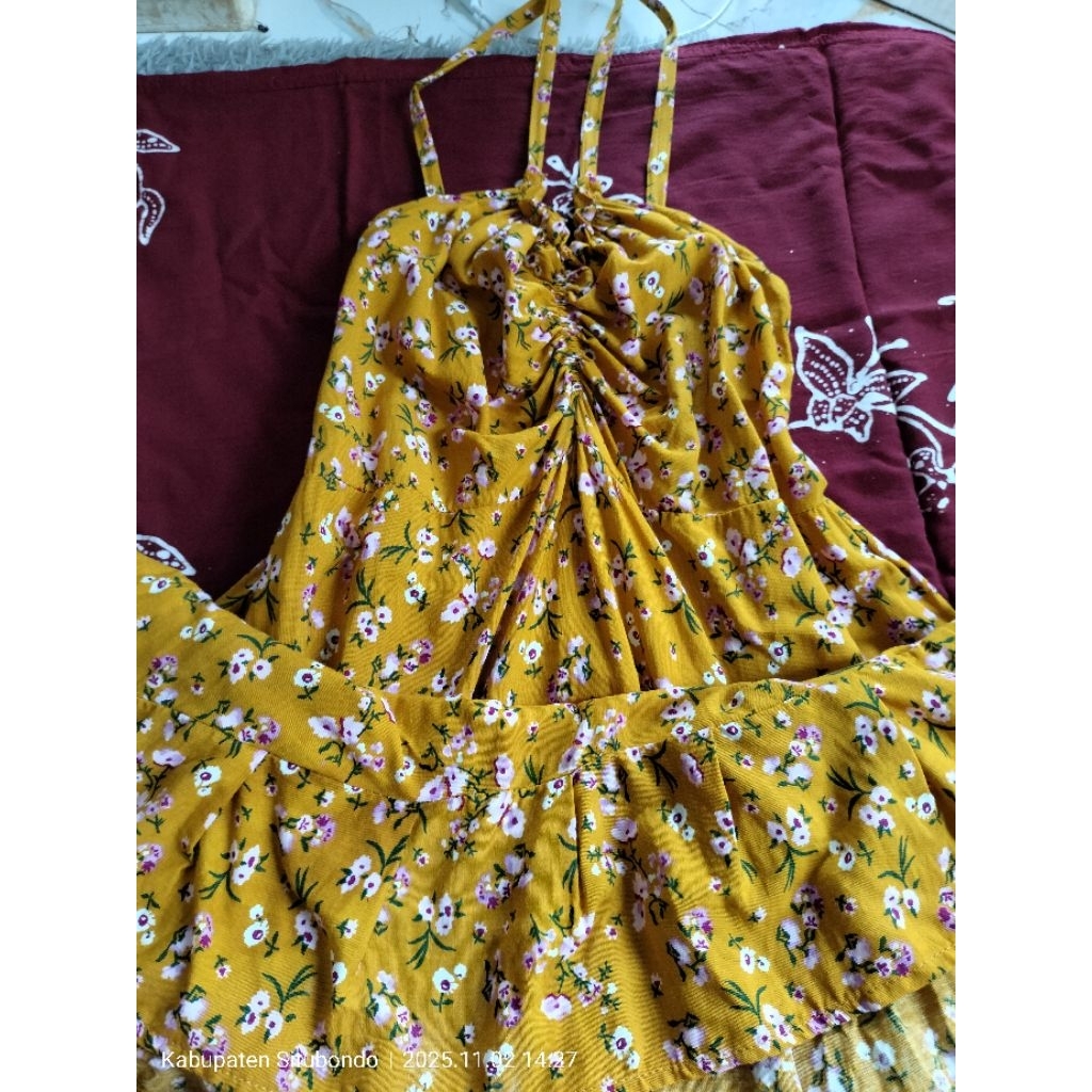 Daster Tali Kecil - Mustard