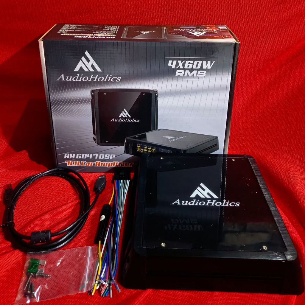 AUDIO HOLICS AH 6047 DSP-7 CHANNEL DSP AMPLIFIER / YA Car Audio Mobil