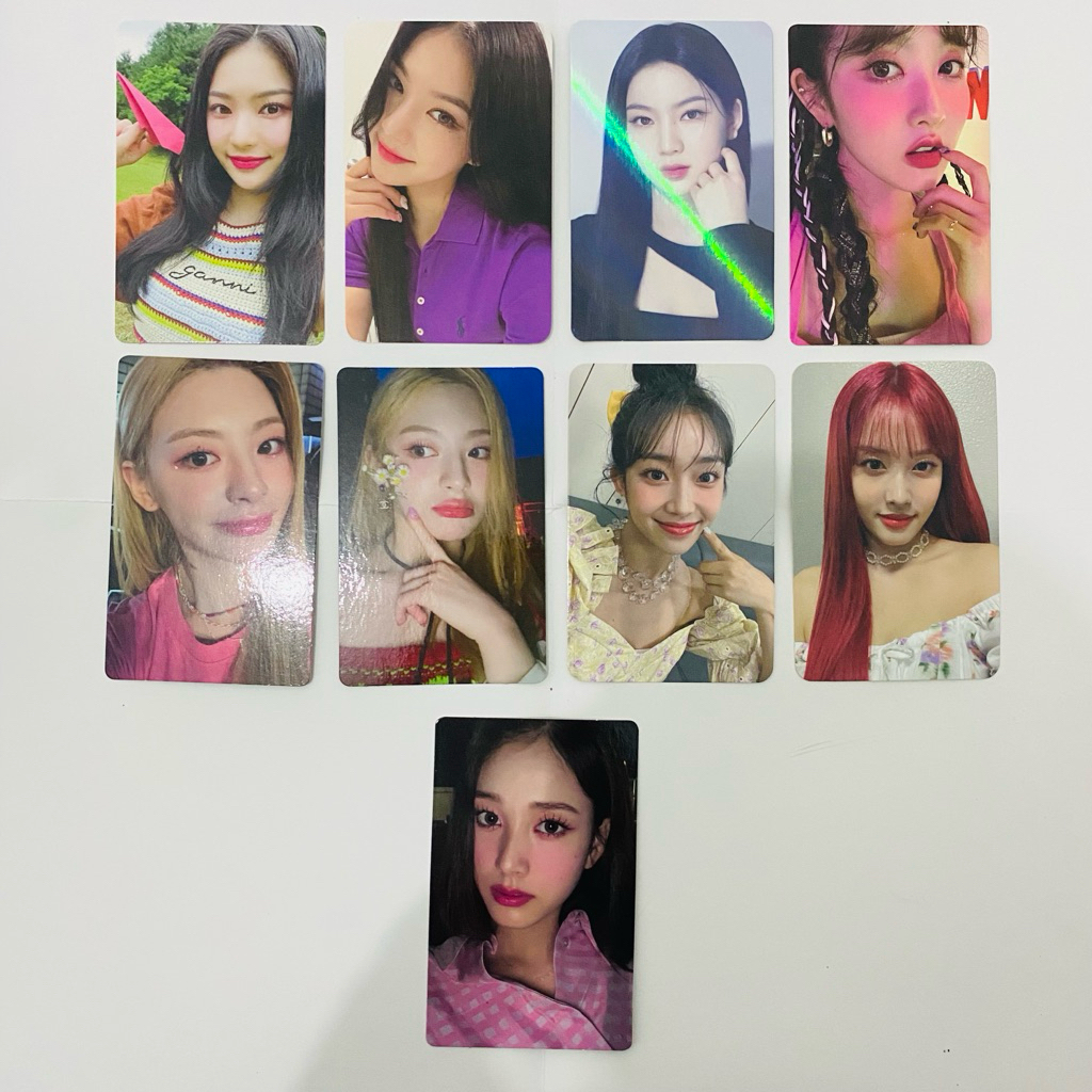 PC STAYC WE NEED LOVE ALBUM PINK HIJAU IJO PHOTOCARD OFFICIAL PHOTOCARDS KPOP ISA SEEUN SIEUN YOON J