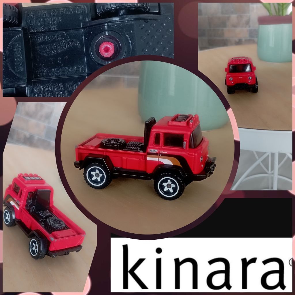 Preloved Truk Merah Hitam Hotwheels Made In Malaysia