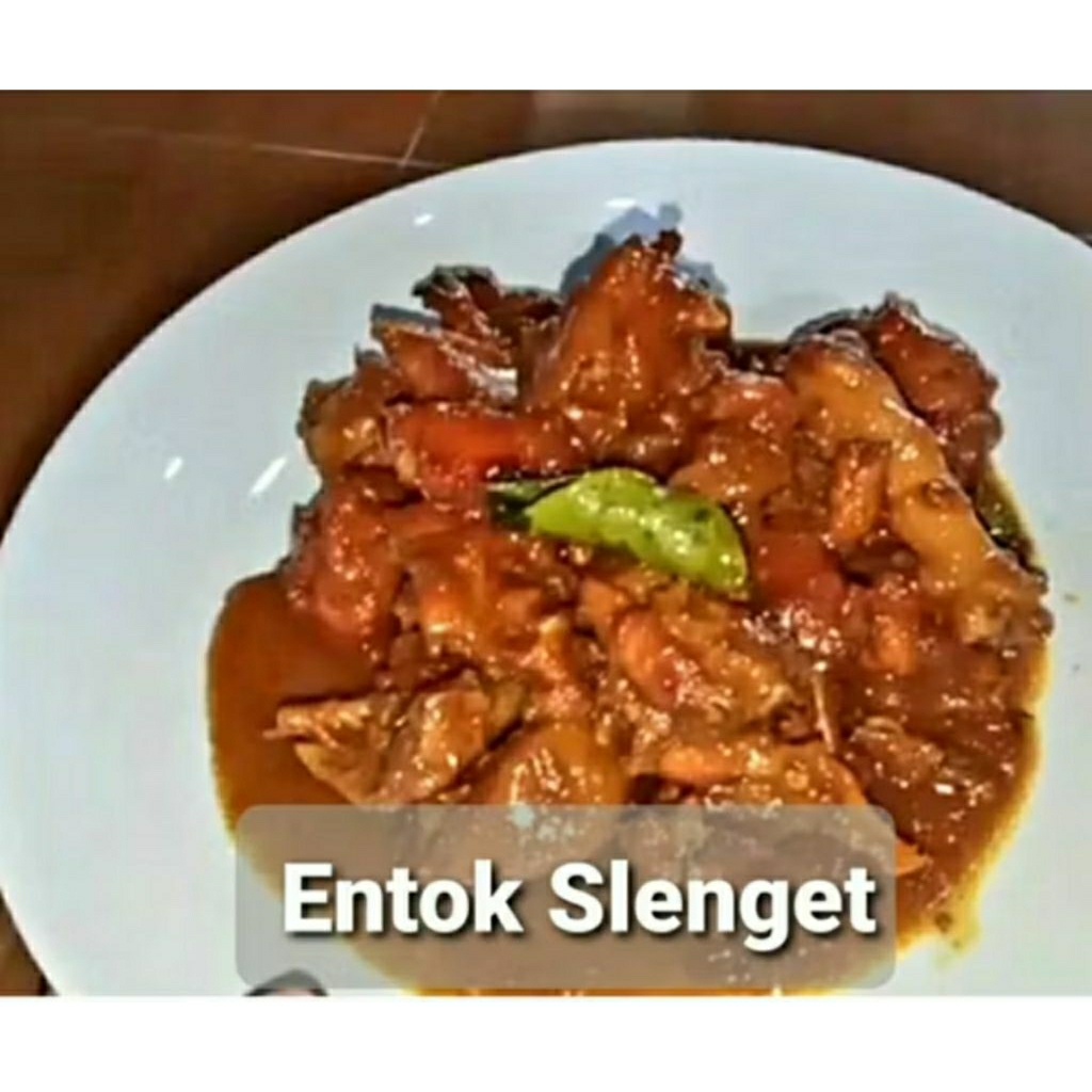 Entok/mentok slenget masakan khas Yogyakarta
