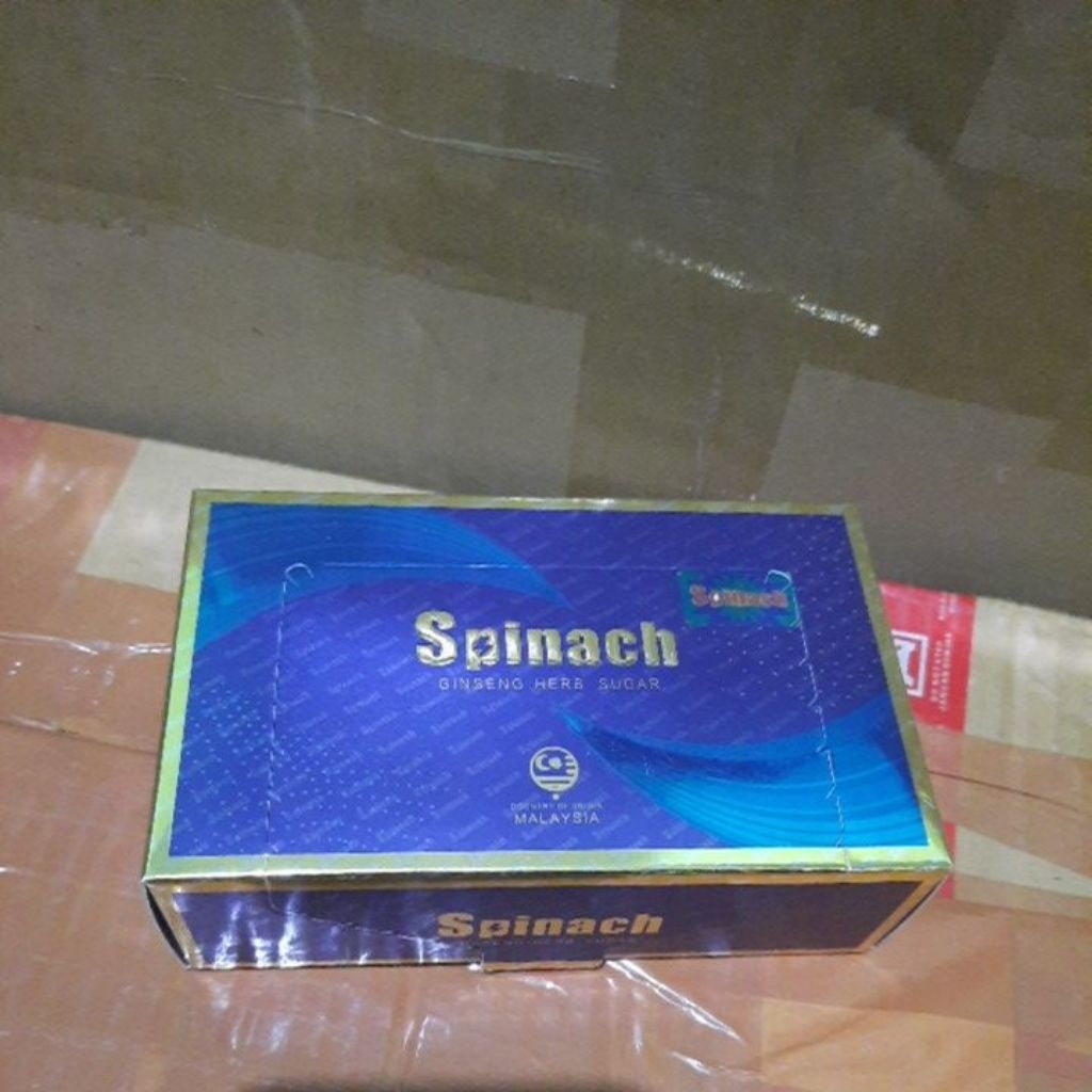 Suplemen ginseng energi spinach candy herbal
