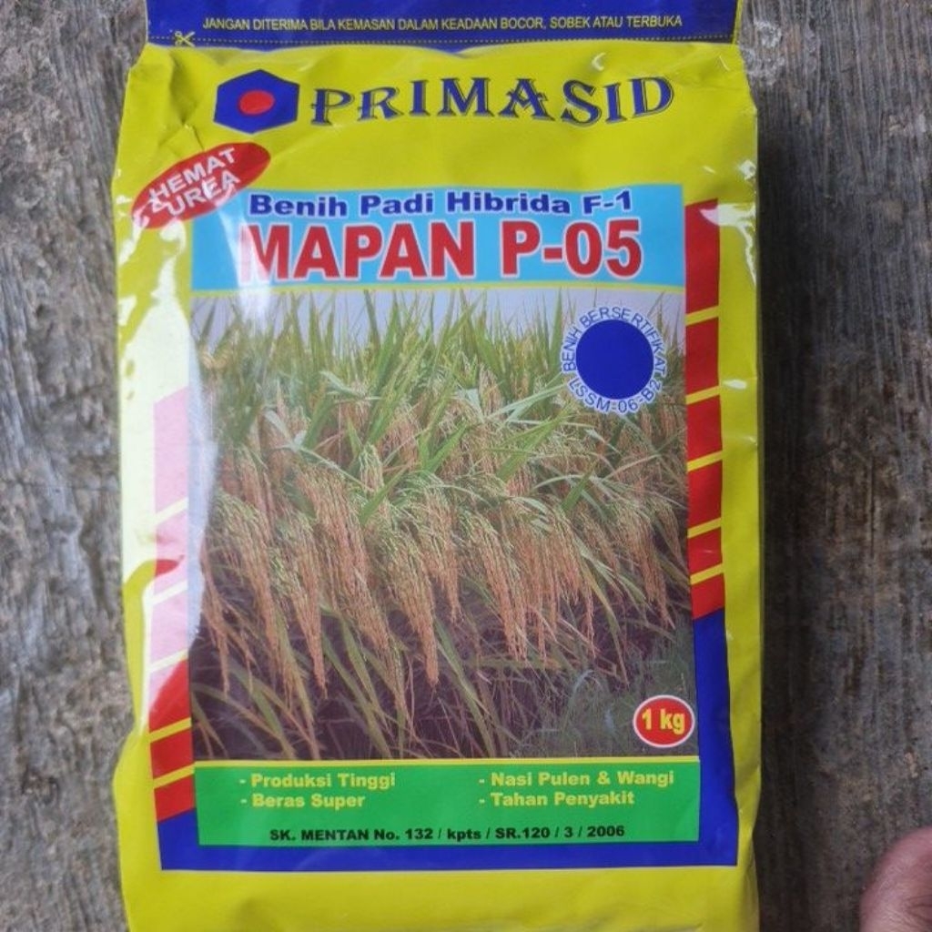 benih padi hibrida mapan 05 original