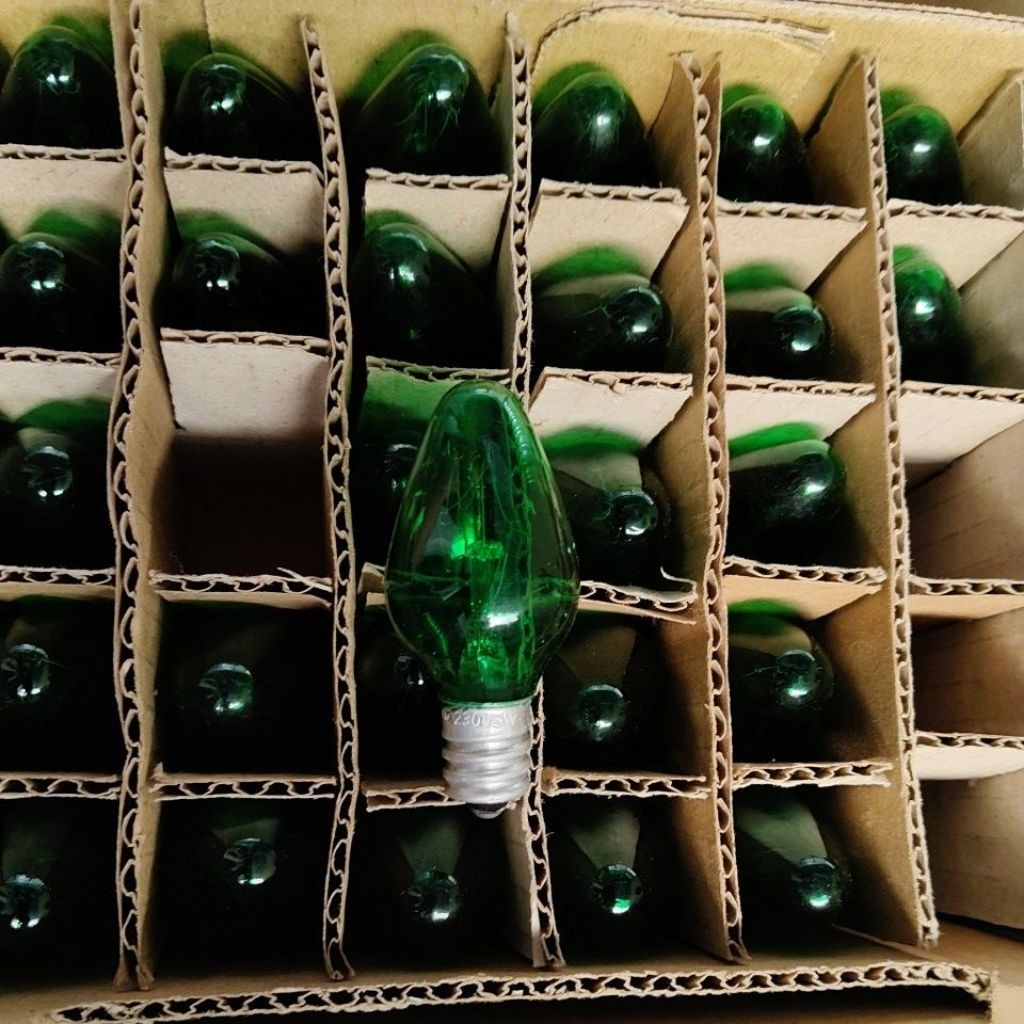 chiyoda lampu cabe pijar e12 HIJAU