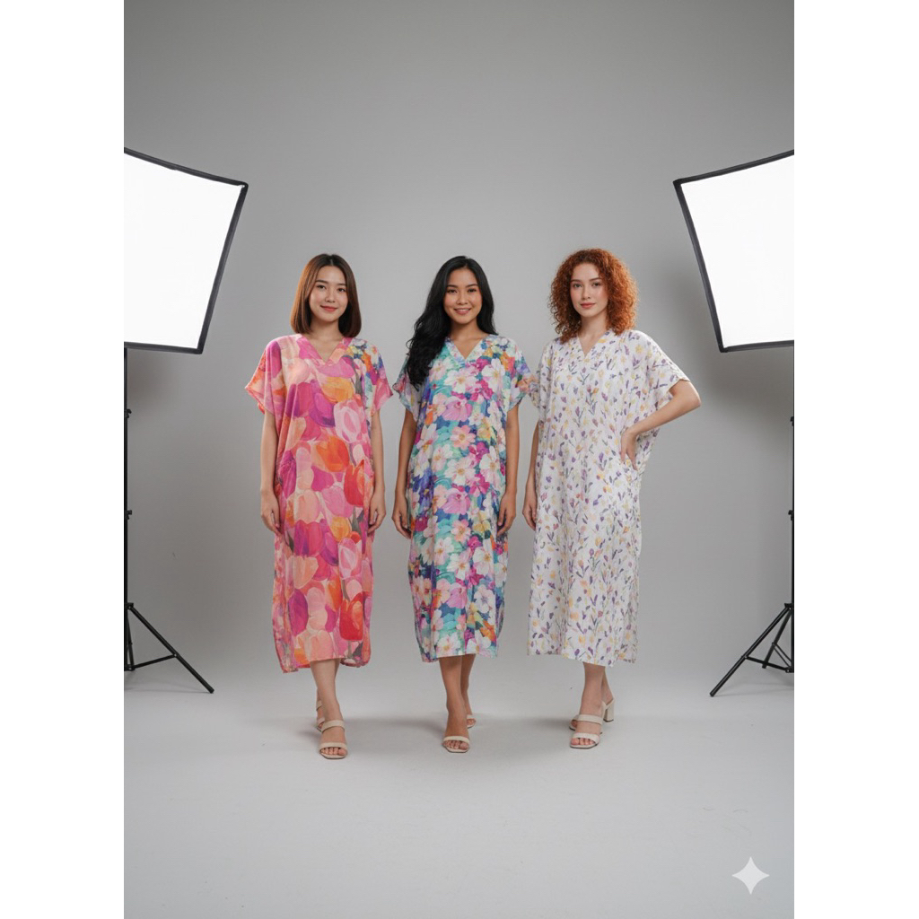 Daster kaftan dewasa,Daster wanita Daster rayon viscose