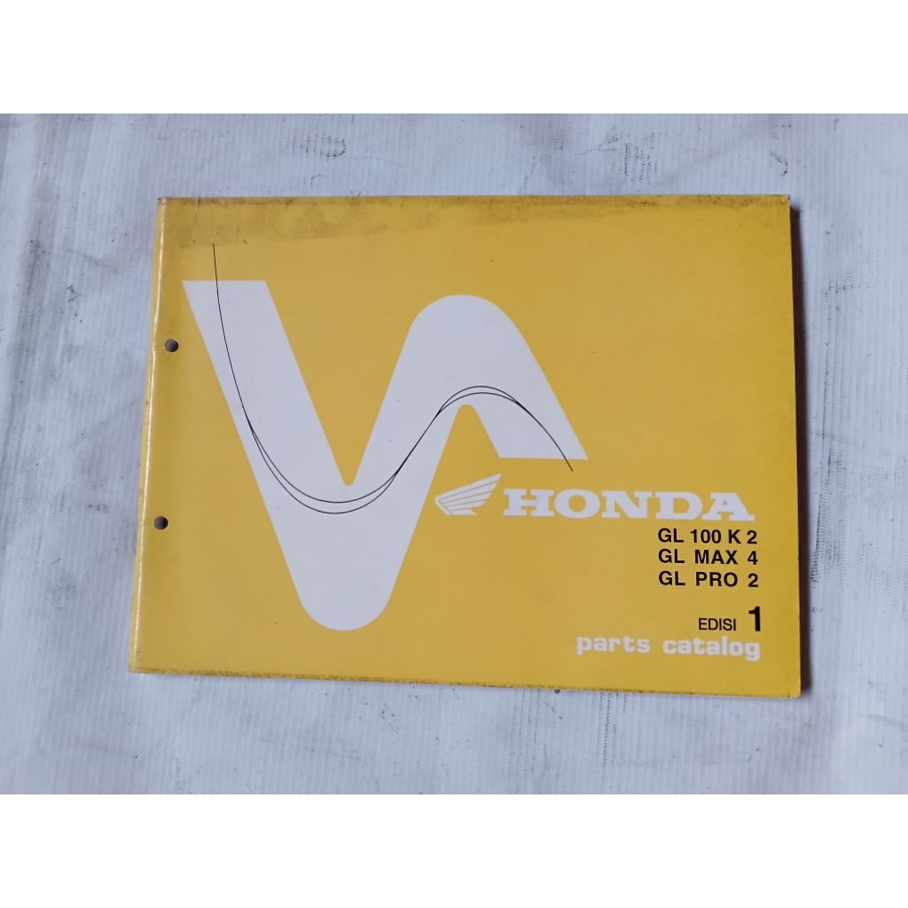 Part Catalog Honda GL100 CDI GL PRO GL MAX Original Honda