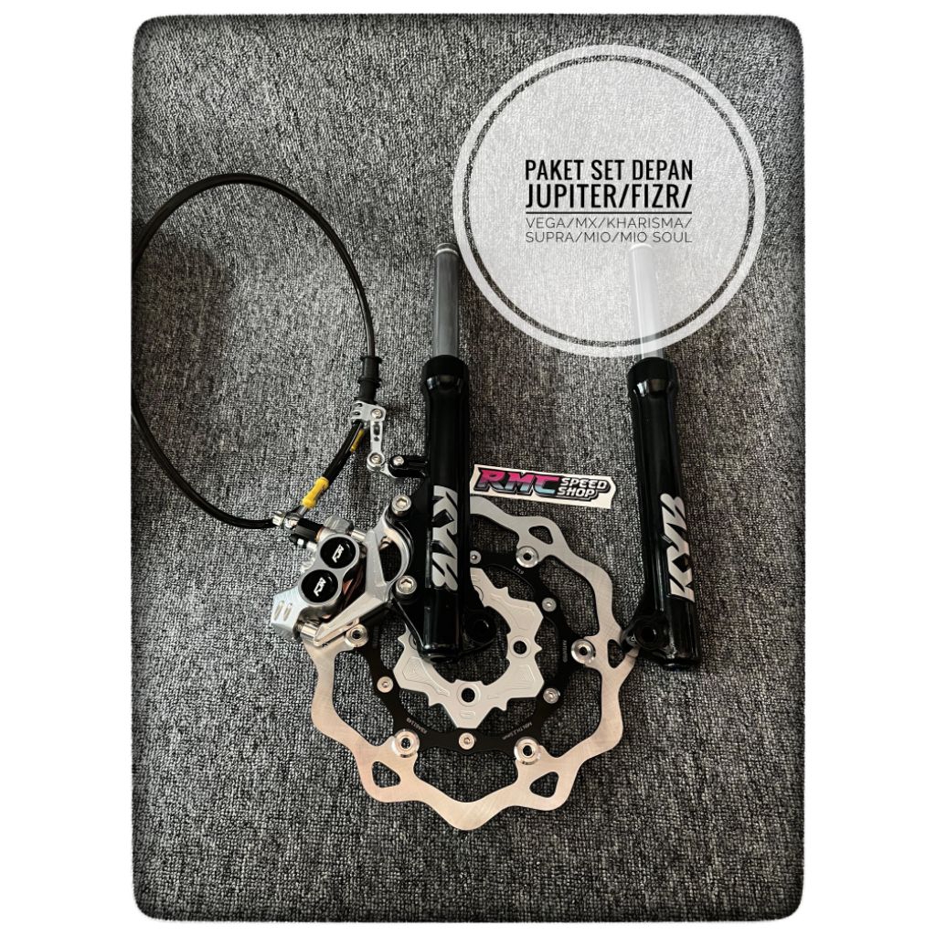 Paket set shock Kaliper breket disc untuk Mio Mio soul Jupiter FizR Vega MX old MX dd kharisma Supra