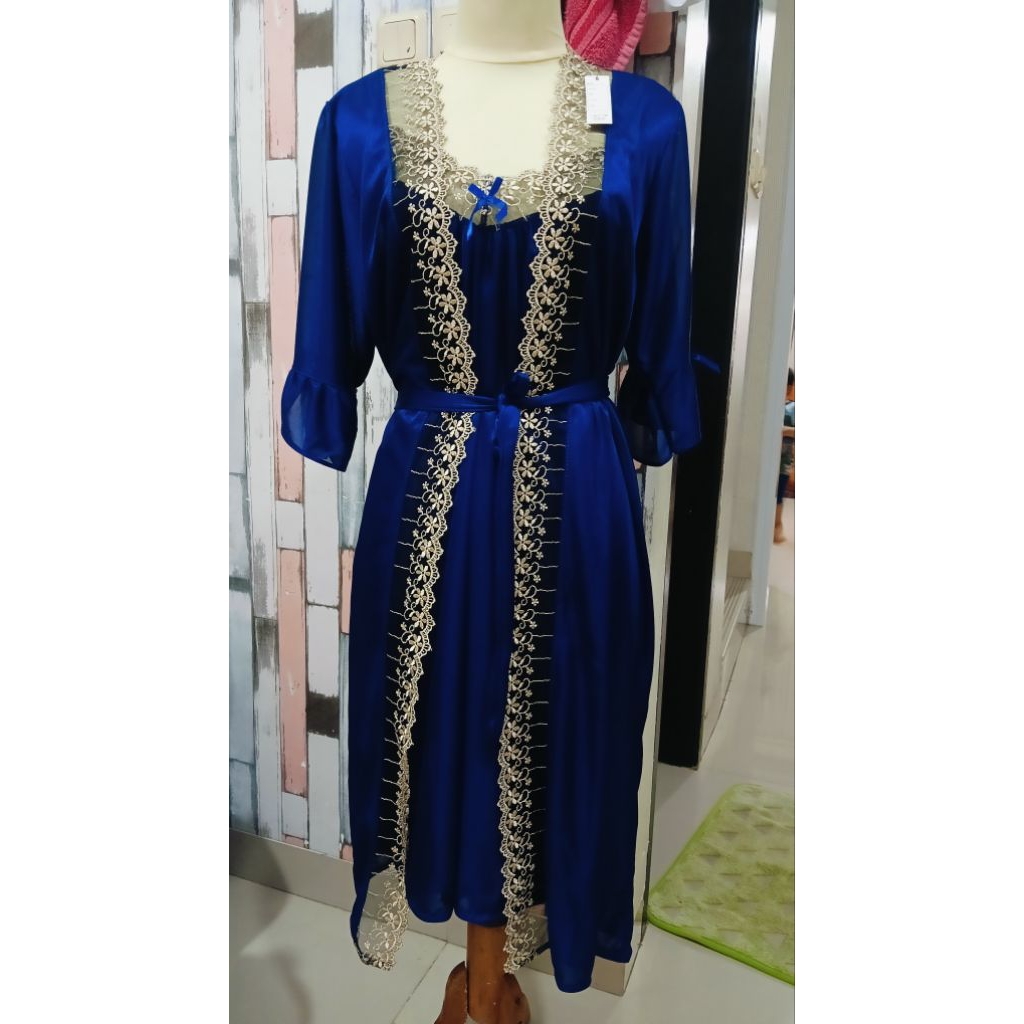 Baju tidur seksi wanita kimono set