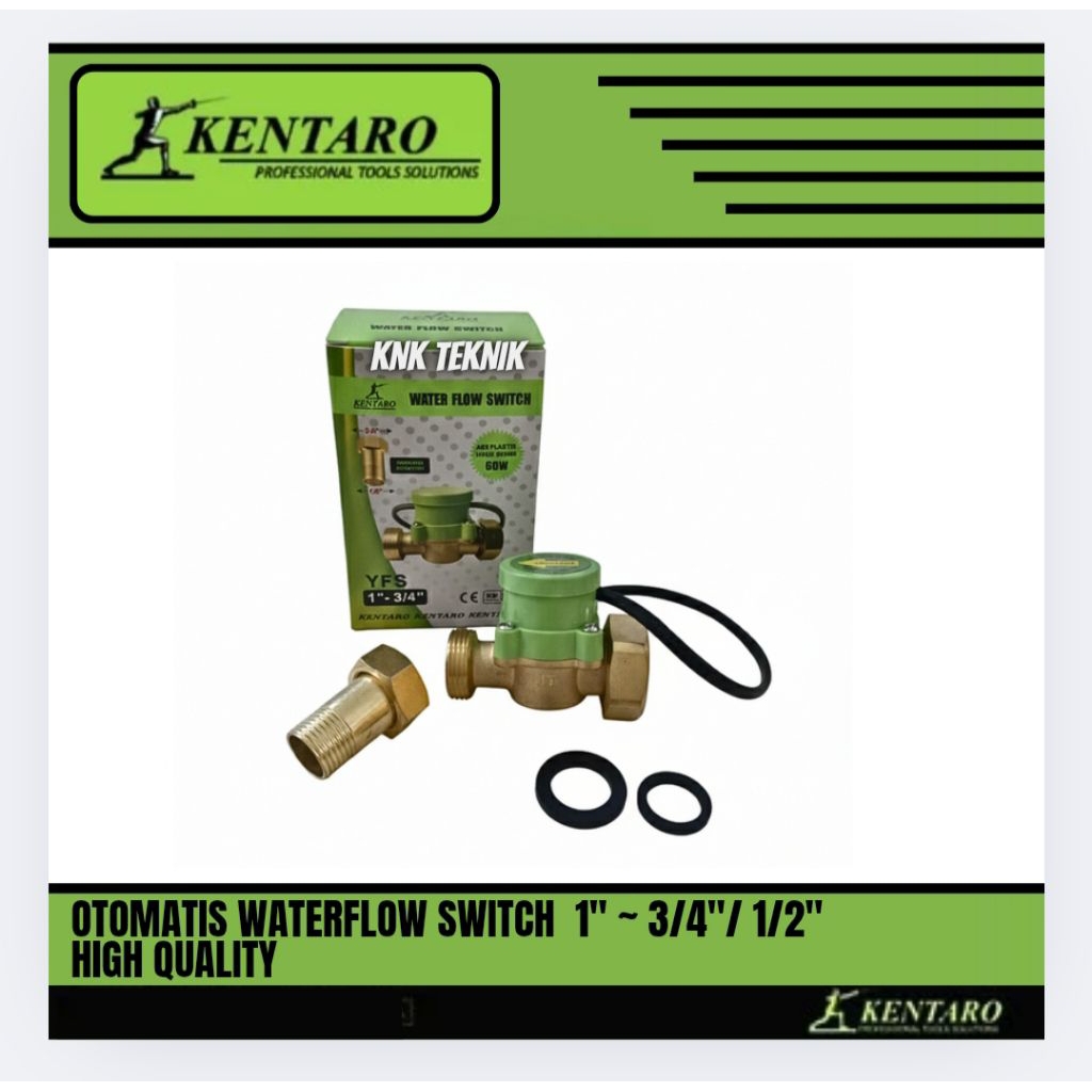 Otomatis Pompa air Water flow Switch 1"-3/4"/1/2" Kentaro