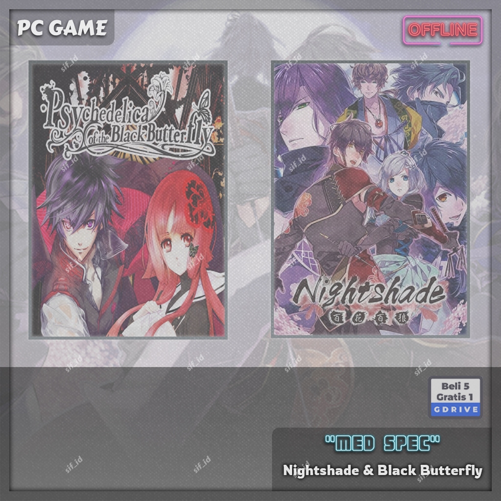Nightshade - Psychedelica of the Black Butterfly - PC Game