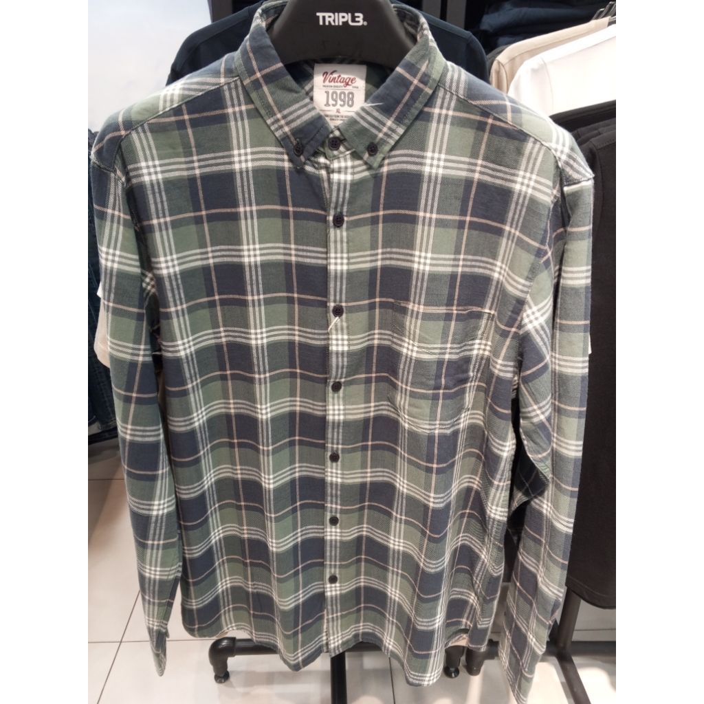 kemeja lengan panjang triple jeans original