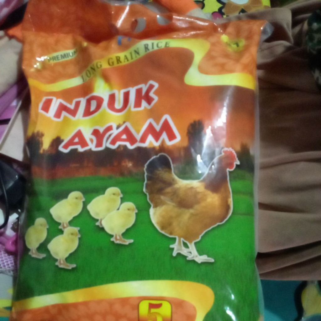 beras putih cap induk ayam kemasan 5kg