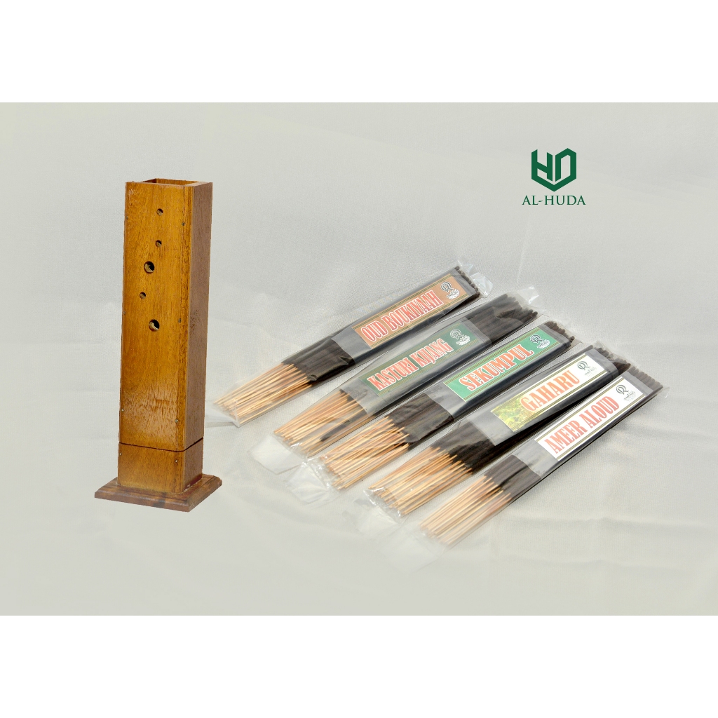 Prapen/Wadah dupa untuk dupa lidi gaharu, bahan terbuat dari kayu ulin