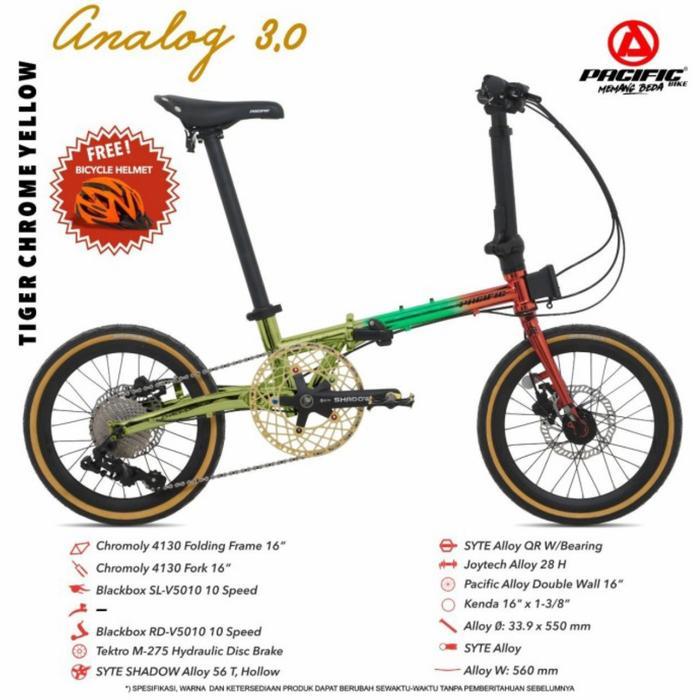 Sepeda Lipat Pacific Analog 3.0 16 Inch Sepeda Lipat 16 Inch Pacific