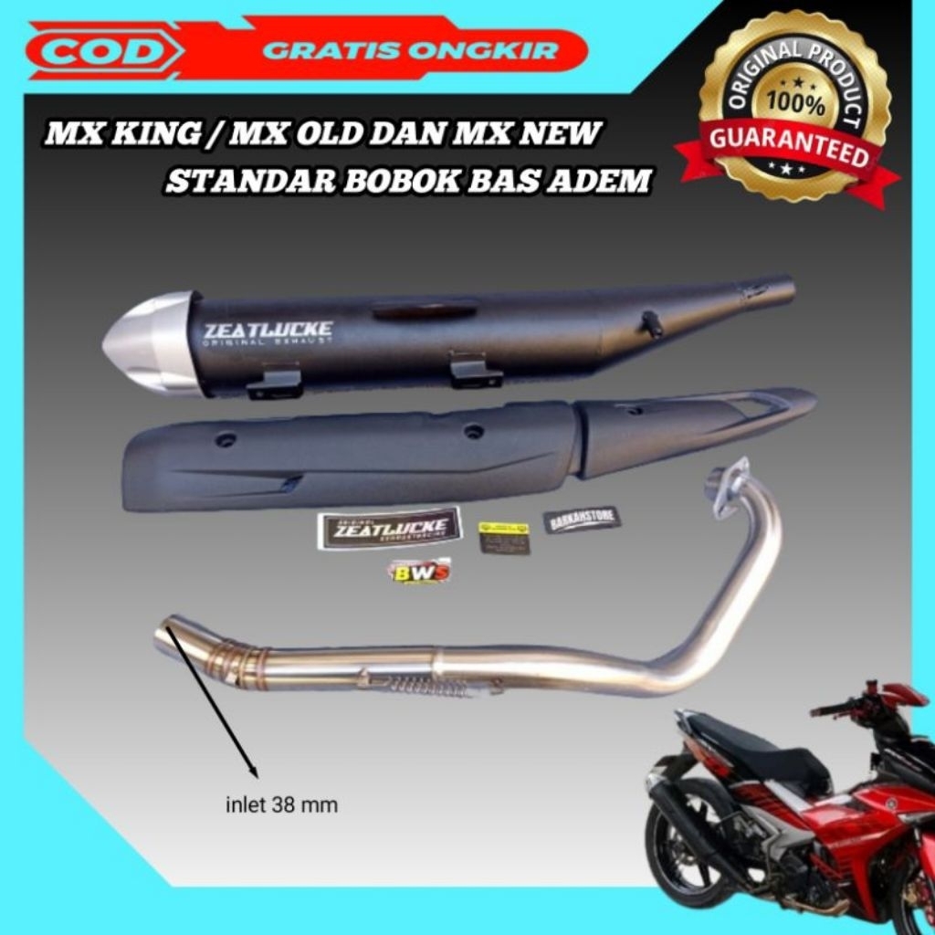 Knalpot Standar racing MX KING pnp mx old mx king mx new suara bedel an adem