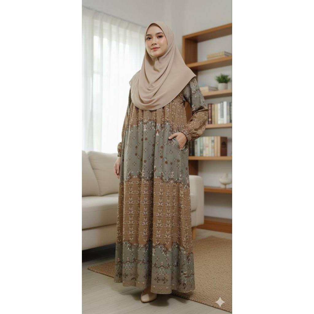 Gamis Prada Crepe